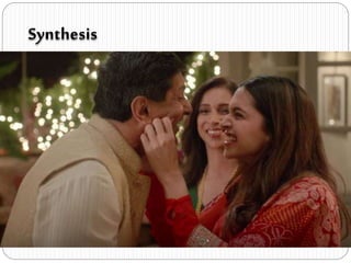 Synthesis
This dimension of creativity is about blending or connecting
normally unrelated objects or ideas.
 