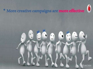 •Morecreativecampaignsaremoreeffective
 
