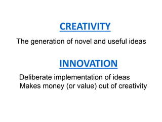 Creativity Value Creativity in design | PDF
