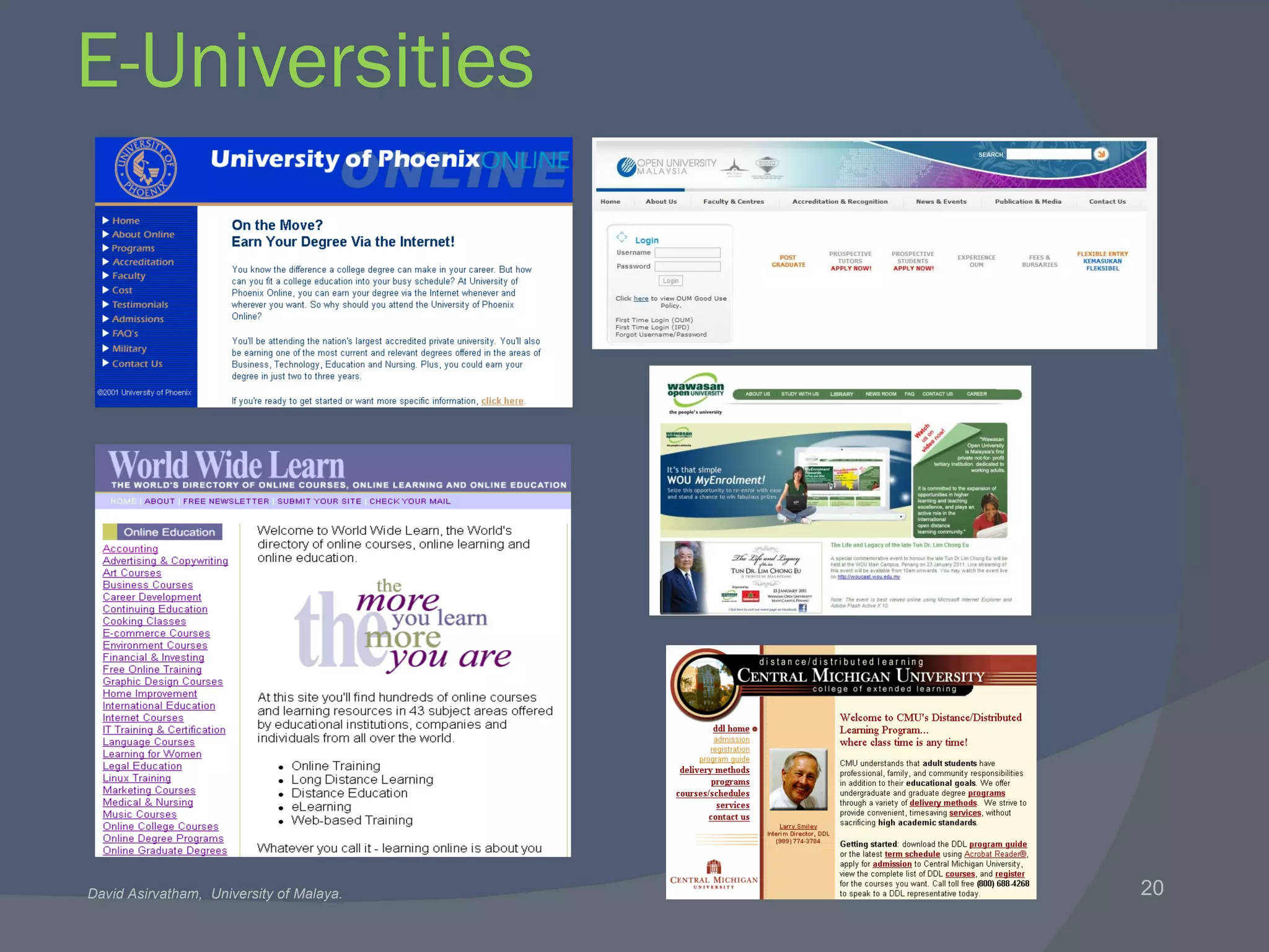 E-Universities 
