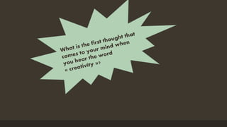 Creativity in schools | PPTX