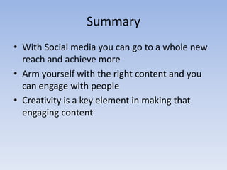 Creativity In Social Media | PPTX