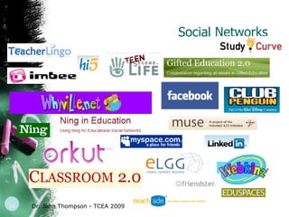 Social Networks Dr. John Thompson - TCEA 2009 
