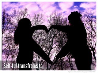 Self-ful transfroms to
http://www.flickr.com/photos/kara_allyson/5358611092/
 