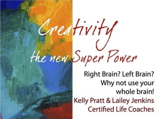 Creativity
the new Super
Power
 
