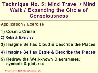 Creativity Creative Thinking Creativity Techniques Ppt