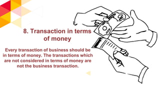 Transaction Is Money Elements of Business | PPTX