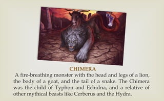 Creatures in Mythology (Mythology and Folklore).pptx