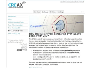 Creax creativity test