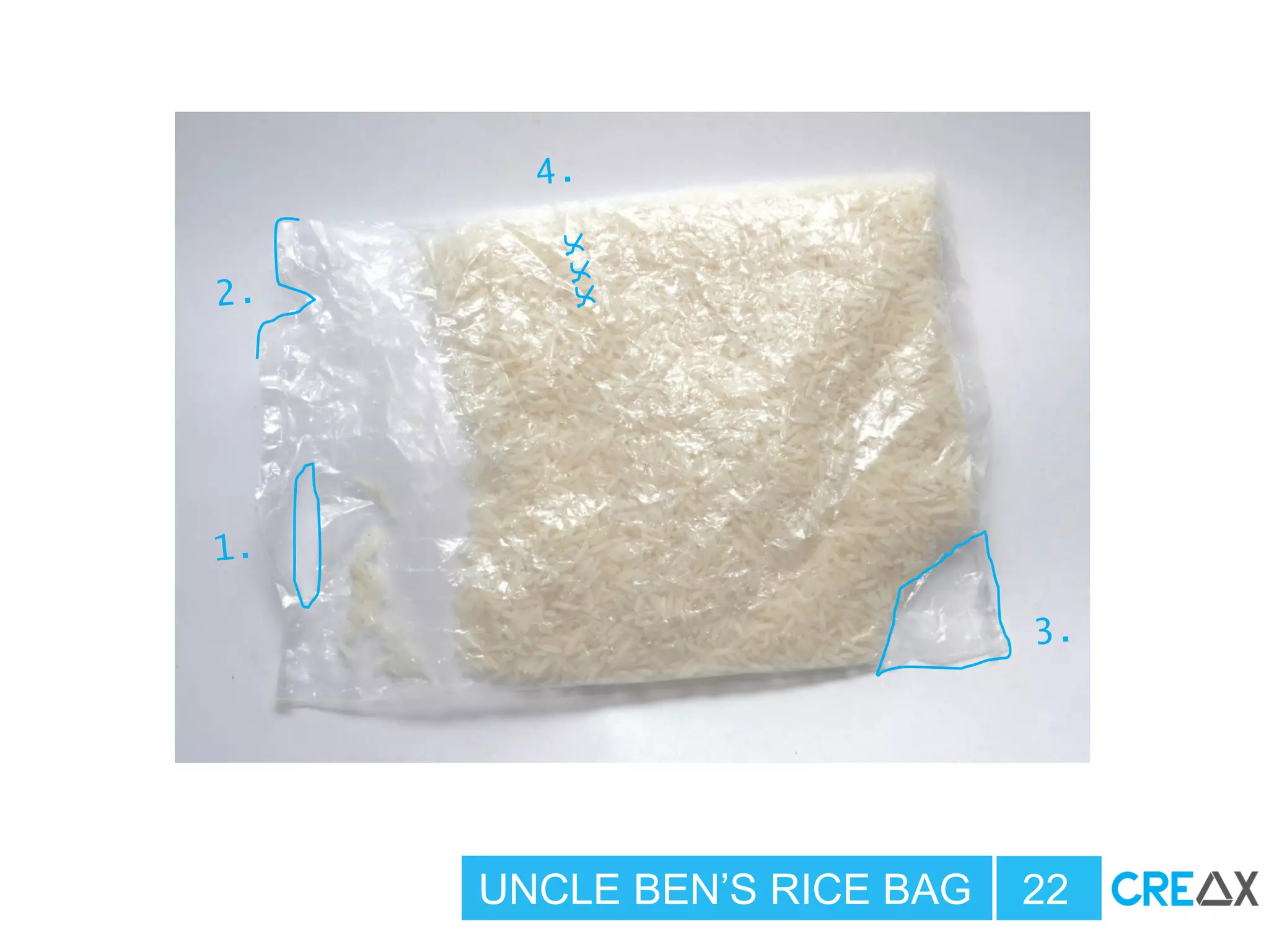 UNCLE BEN’S RICE BAG 22
 