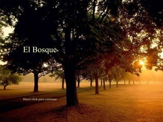 El Bosque Hacer click para continuar 