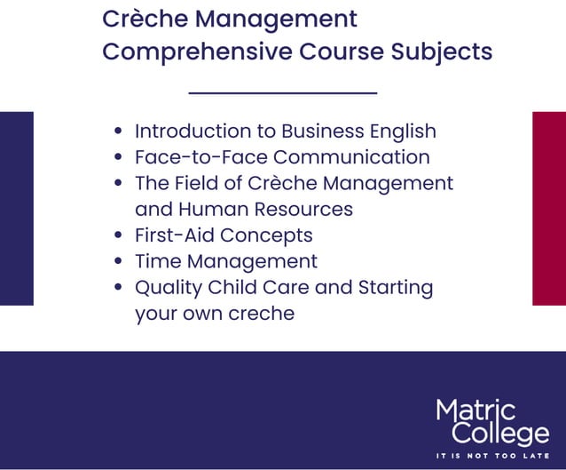 Crèche Management Comprehensive Course | PDF