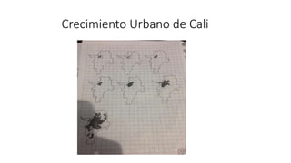 Crecimiento Urbano de Cali
 