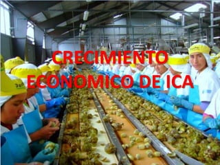CRECIMIENTO
ECONOMICO DE ICA
 