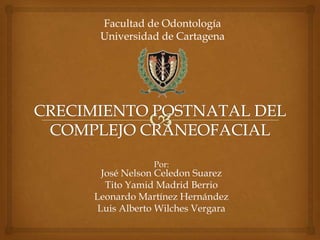 Facultad de Odontología
Universidad de Cartagena

Por:

José Nelson Celedon Suarez
Tito Yamid Madrid Berrio
Leonardo Martínez Hernández
Luis Alberto Wilches Vergara

 