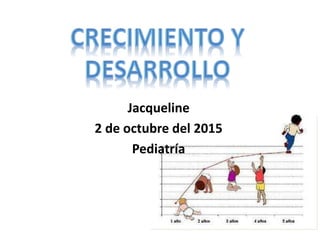 Jacqueline
2 de octubre del 2015
Pediatría
 