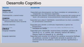 Desarrollo Cognitivo
 