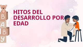 HITOS DEL
DESARROLLO POR
EDAD
 