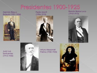 Germán Riesco Crecimiento y desarrollo económico | PPTX