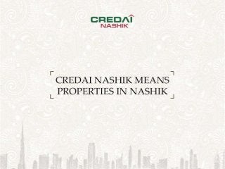 CREDAI Nashik: Property in Nashik