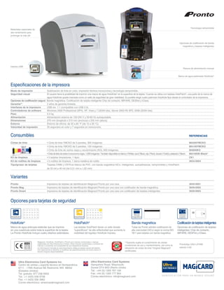 Credenciales de-tarjetas-impresora-de-tarjetas-pronto-ultramagicard
