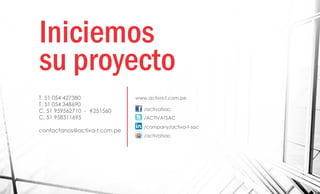 Credenciales ACTIVA-T SAC 2014