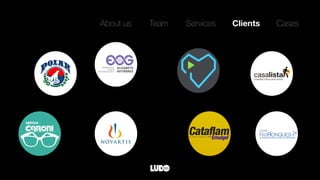 About us Team ClientsServices Cases
 