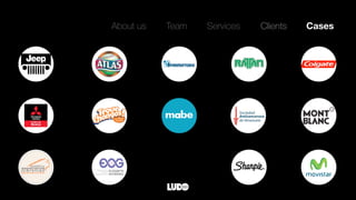 About us Team Clients CasesServices
 