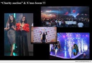 “Charity auction” & X’mas boom !!!
 