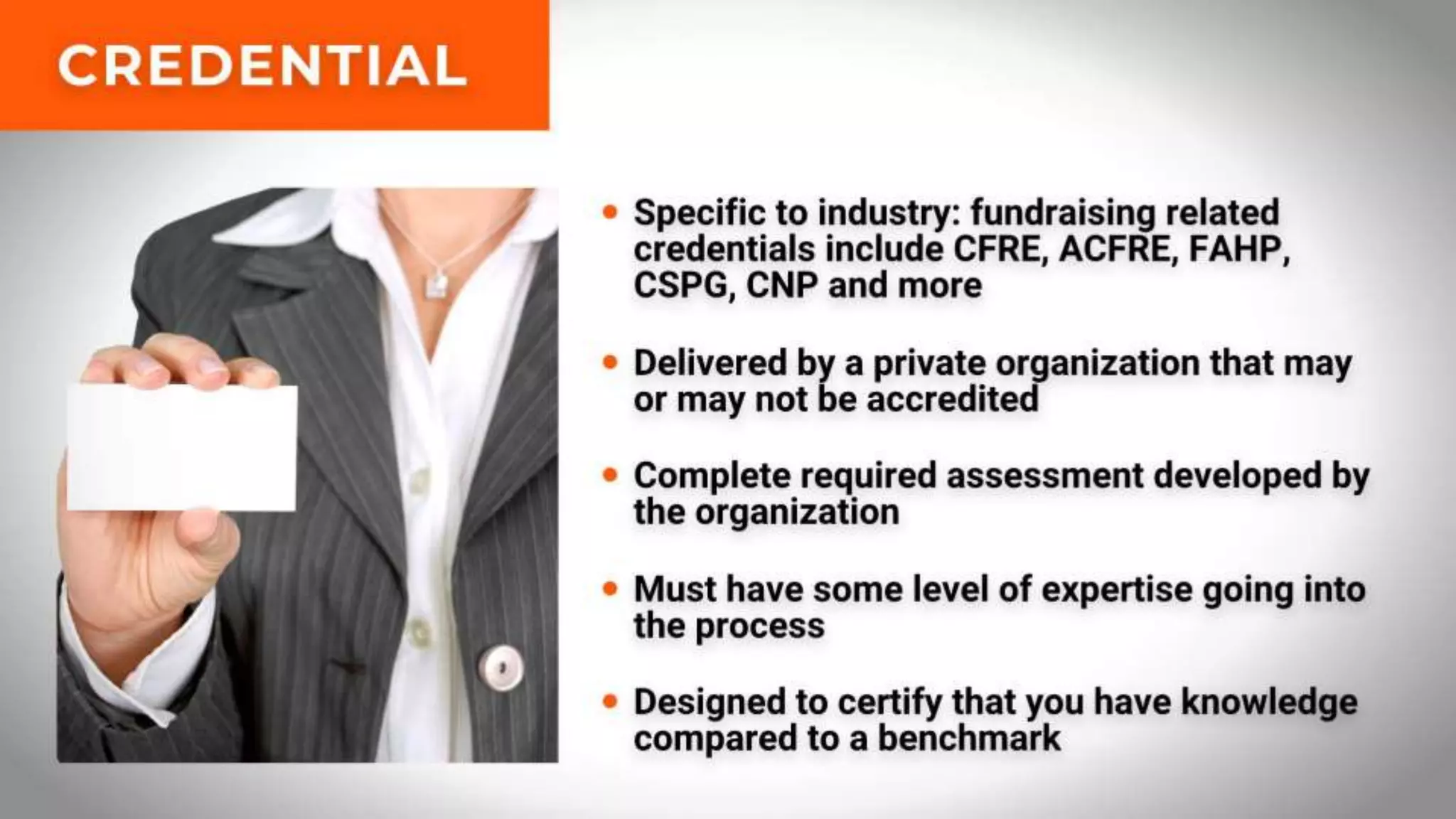 Advancing Your Fundraising Career Through Credentialing