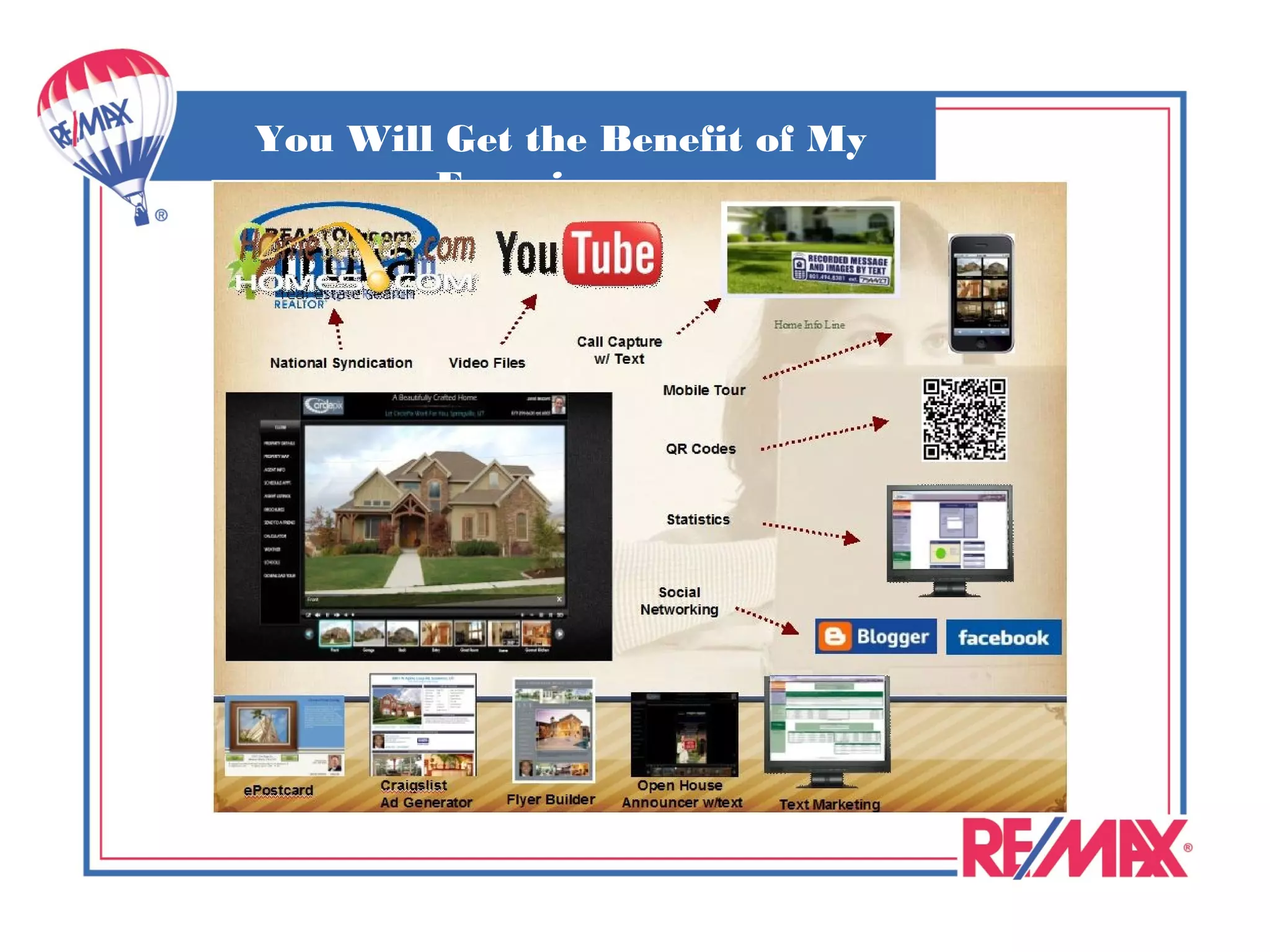 You Will Get the Benefit of My
        Experience...
 