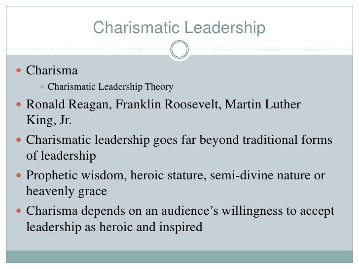Charismatic leadership research