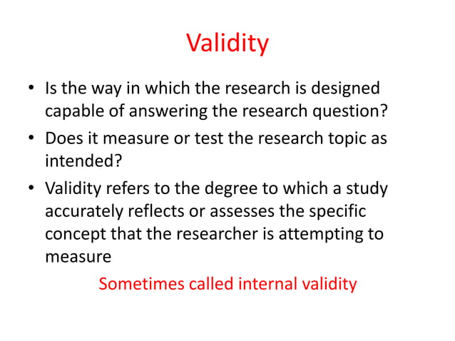 Credibility, validity, reliability and transferability | PPTX | Science