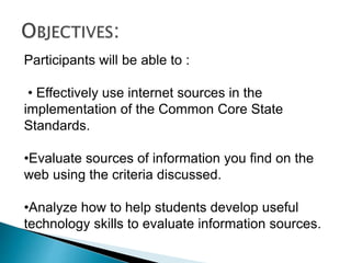 Identifying Credible Sources for Research Paper and Project in High ...