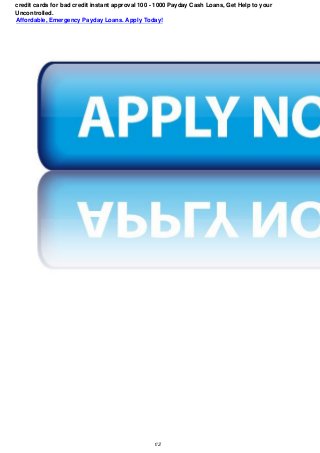 no gimmick payday loans