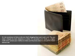 10 Solutions to personal Credit Crunch