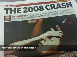 10 Solutions to personal Credit Crunch