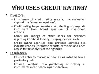 Credit rating | PPT