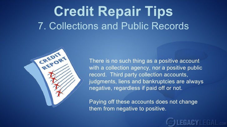 Top 10 Credit Repair Tips