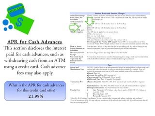 Intro Apr Credit card basics | PPT