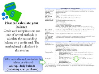 Credit card basics | PPT