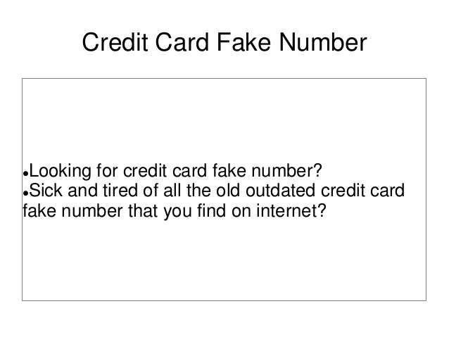 Exposed! The Real Reason Those 2017 Fake Credit Card Numbers "Worked" - 9jep048