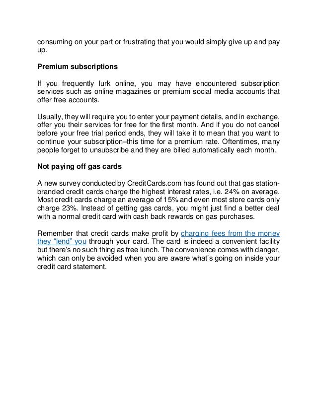 Credit Card Fees and Mistakes That Can Cost You a Lot