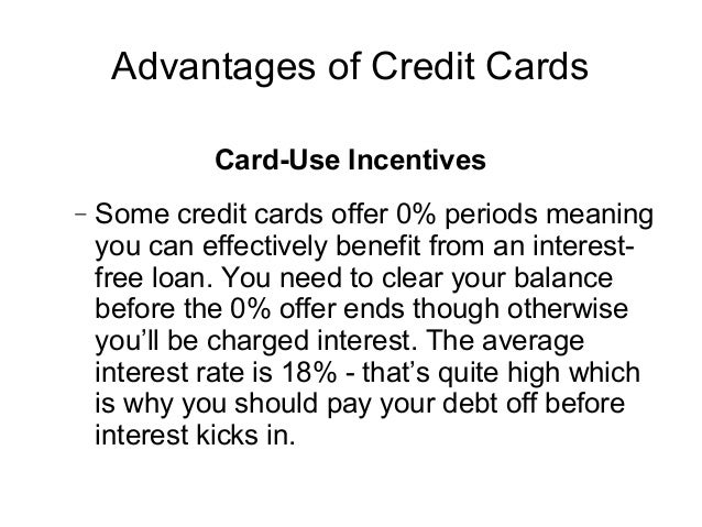 Interestfree credit card