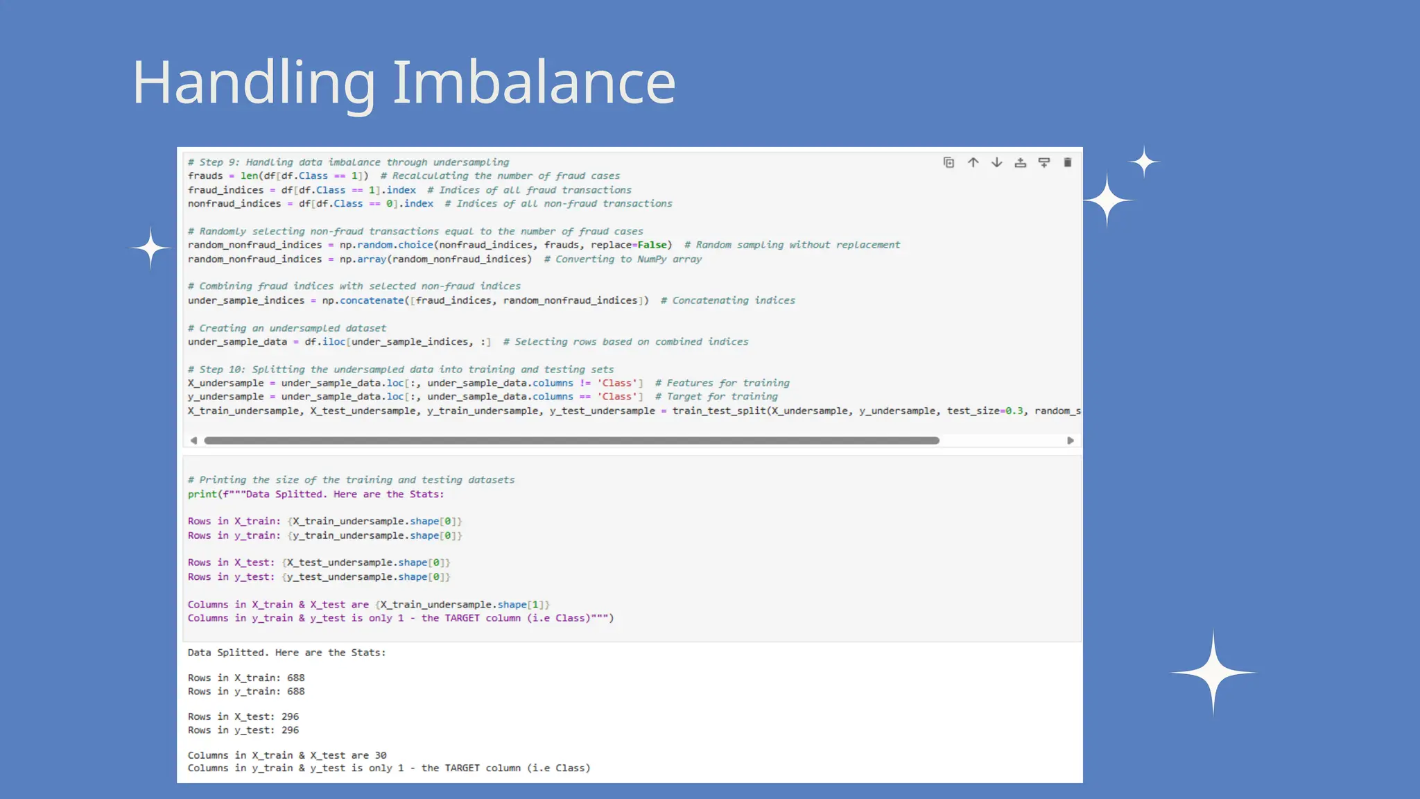 Write your topic here
Write your topic here
Handling Imbalance
 