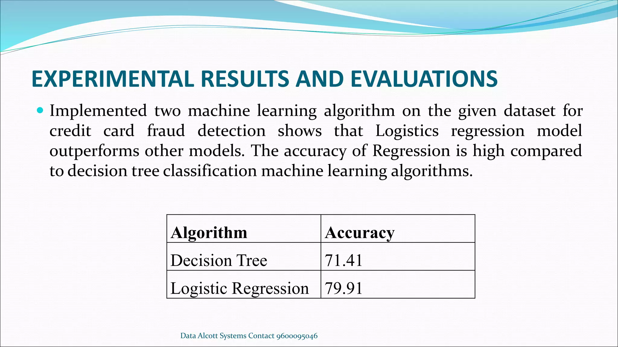 Credit card fraud detection through machine learning | PDF