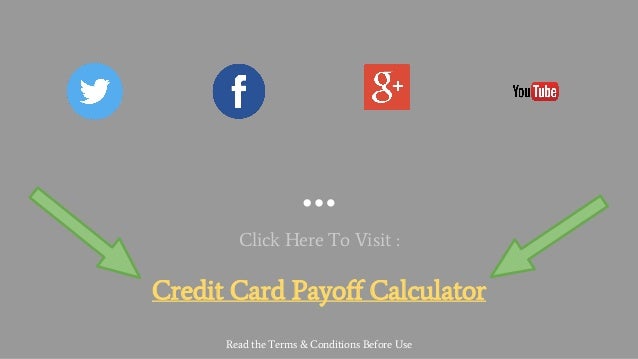 credit card payoff calculator calculate your credit card payments