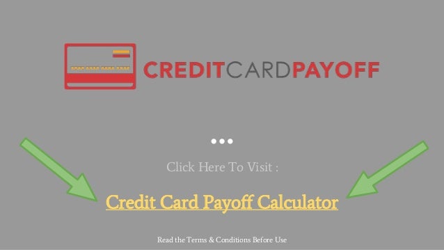 calculator for credit card payments