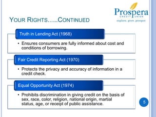 Your Rights…..Continued 5