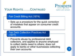 Your Rights…….Continued 6